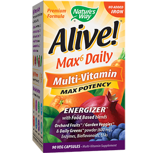 Natures Way Alive MultiVitamin no iron 90 vcaps