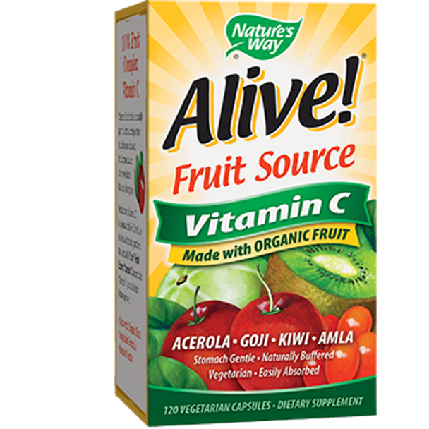 Natures Way Alive Vitamin C Organic 120 vcaps