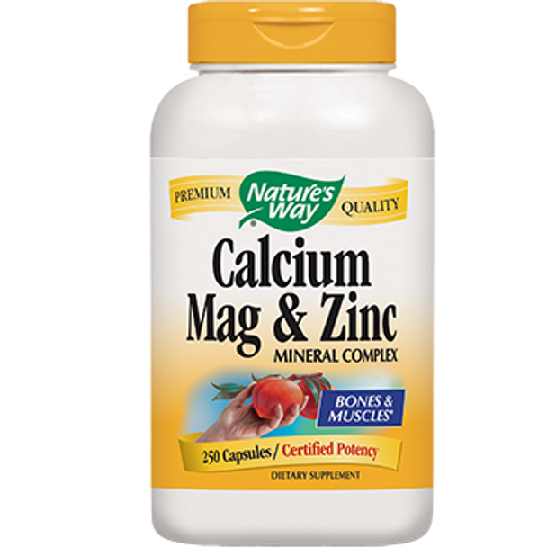 Natures Way Calcium Magnesium  Zinc 250 caps