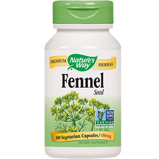 Natures Way Fennel Seed 480 mg 100 caps
