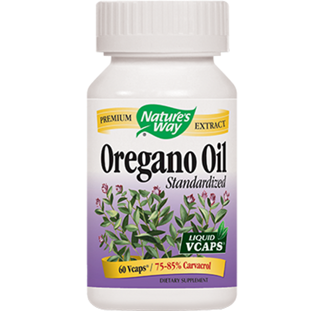 Natures Way Oregano Oil 50 mg Standardized 60 caps