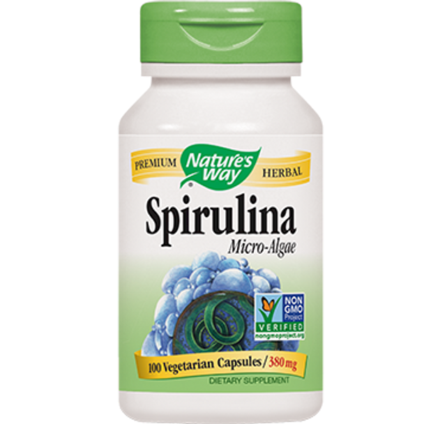 Natures Way Spirulina 380 mg 100 caps