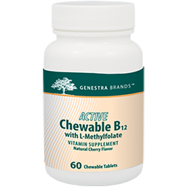 Genestra Active Chew B12 W/Lmethylfolate 60 Tabs