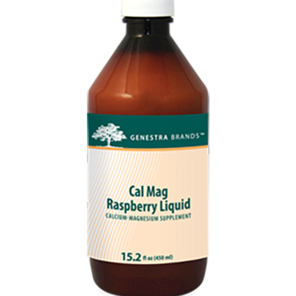 Genestra Cal Mag Raspberry Liquid 15.2 fl oz