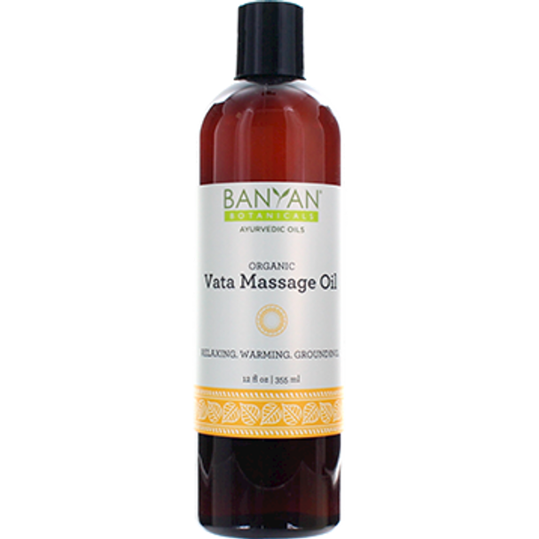 Banyan Botanicals Vata Massage Oil Organic 12 oz