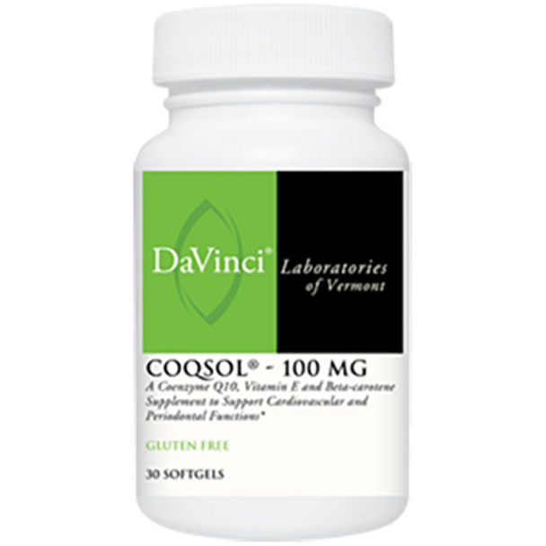 Davinci Labs Coqsol 100 Mg 30 Gels