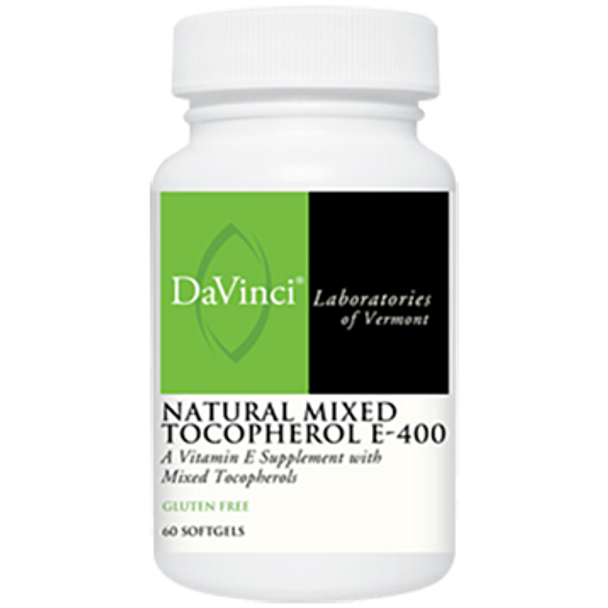 DaVinci Labs Nat. Mixed Tocopherol E400 60 softgels