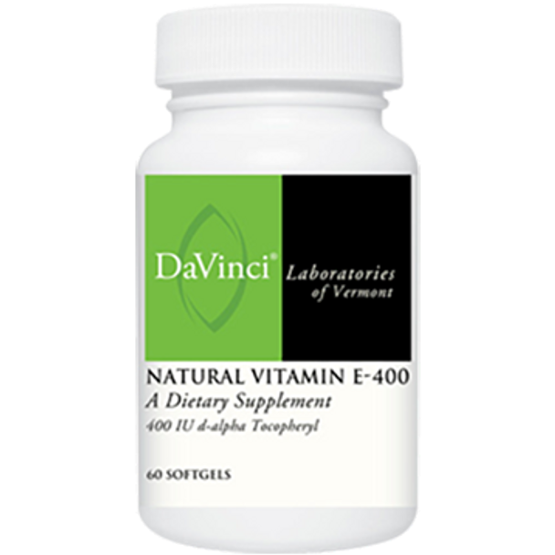 DaVinci Labs Natural Vitamin E400 60 gels