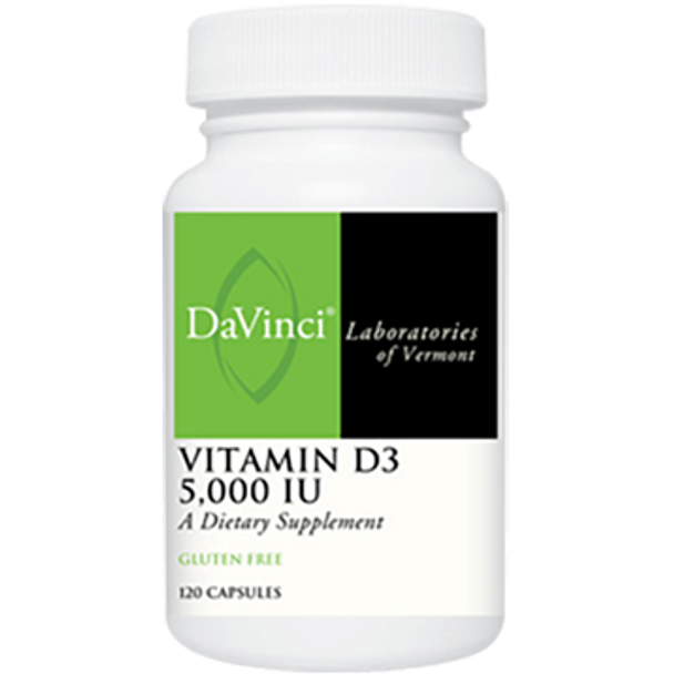 DaVinci Labs Vitamin D3 5000 IU 120 caps