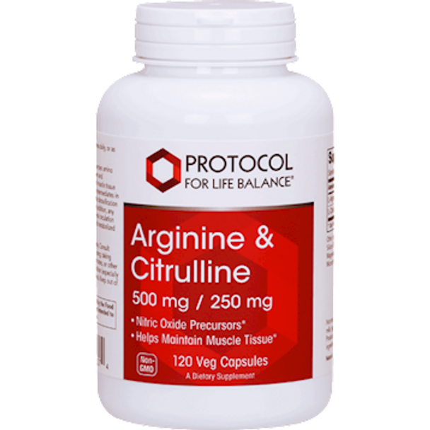 Protocol For Life Balance Arginine Citrulline 500/250 120 vegcaps