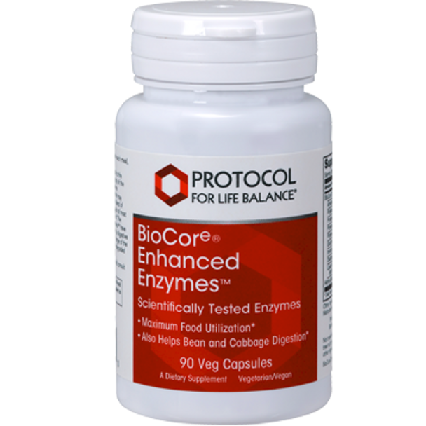 Protocol For Life Balance BioCore Enhanced Enzymes 90 vcaps