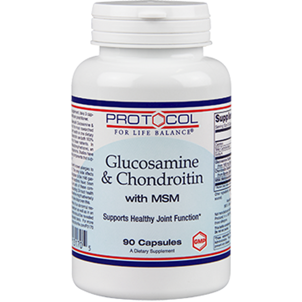 Protocol For Life Balance Glucosamine Chondroitin w/MSM 90 caps Protocol For Life Balance Glucosamine Chondroitin w/MSM 90 caps