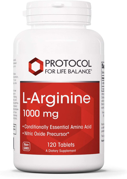 Protocol For Life Balance Larginine 1000Mg 120 Tabs