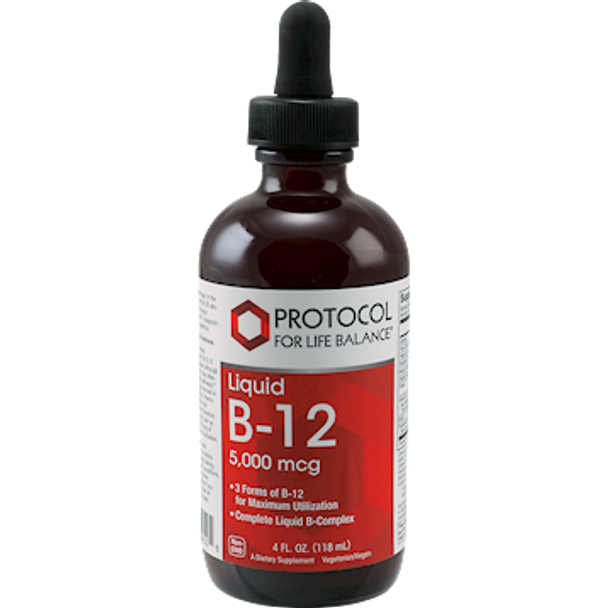 Protocol For Life Balance Liquid B12 5000 Mcg 4 Oz