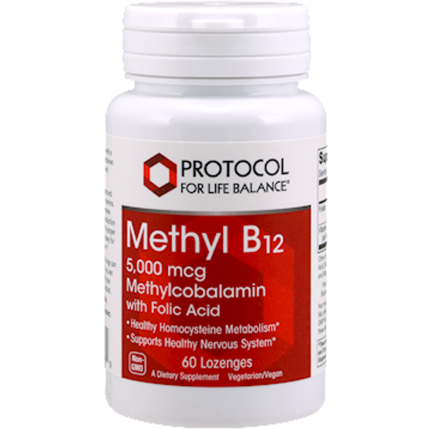 Protocol For Life Balance Methyl B12 5000 mcg 60 loz