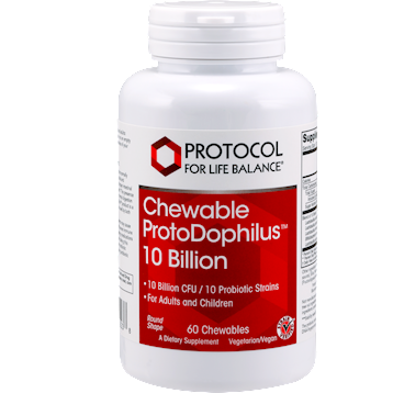 Protocol For Life Balance ProtoDophilus 10 billion 60 chews