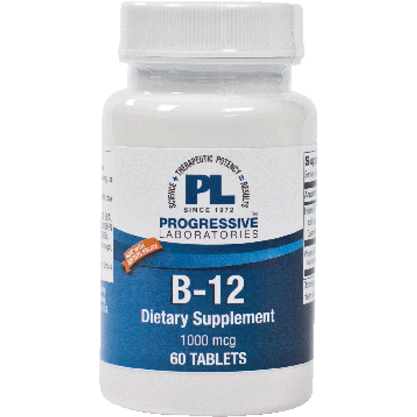 Progressive Labs B12 1000 Mcg 60 Tabs