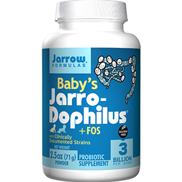 Jarrow Formulas Babys JarroDophilusFOS Powder 2.5 oz