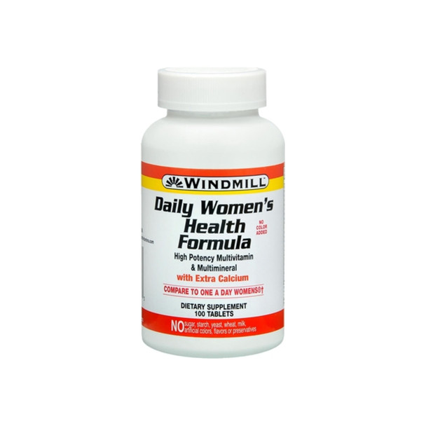 Windmill Daily Women'S Health Formula Multivitamin Tablets 100 Tablets