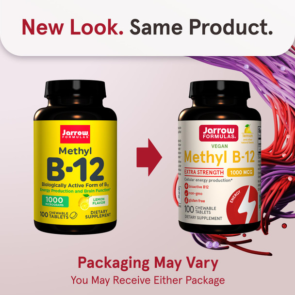 Jarrow Formulas Methyl B12 1000 mcg 100 lozenges