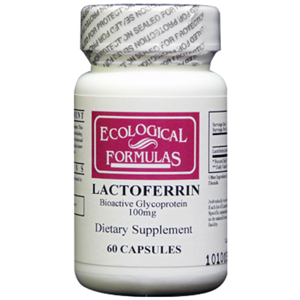 Ecological Formulas Lactoferrin 100 mg 60 caps