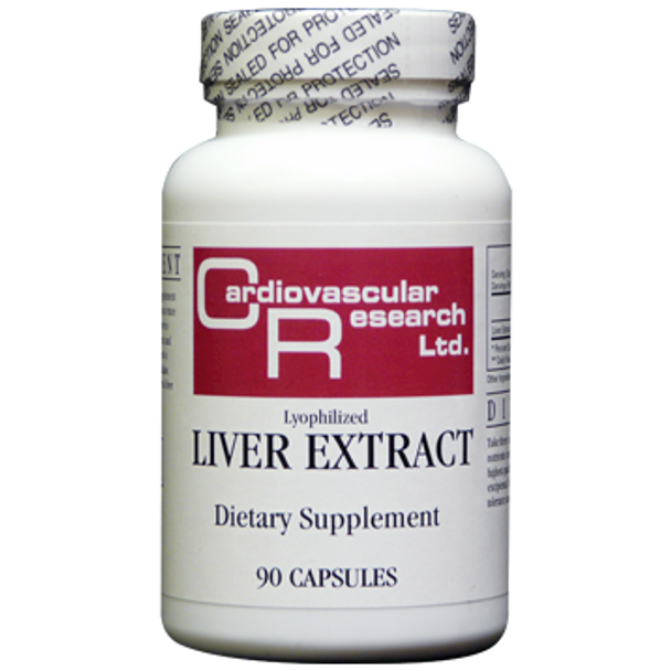 Ecological Formulas Liver Extract 550 mg  90 capsules