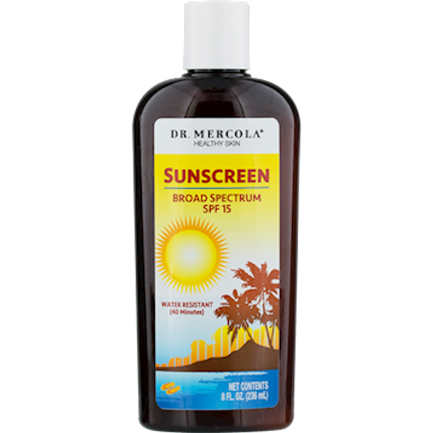 Dr. Mercola Natural Sun Screen SPF 15 8 fl oz