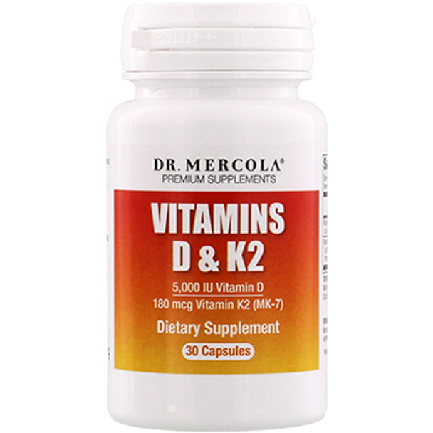 Dr. Mercola Vitamins D And K2 30 Caps