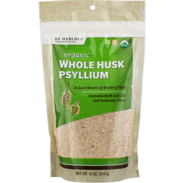 Dr. Mercola Whole Husk Psyllium 12 oz