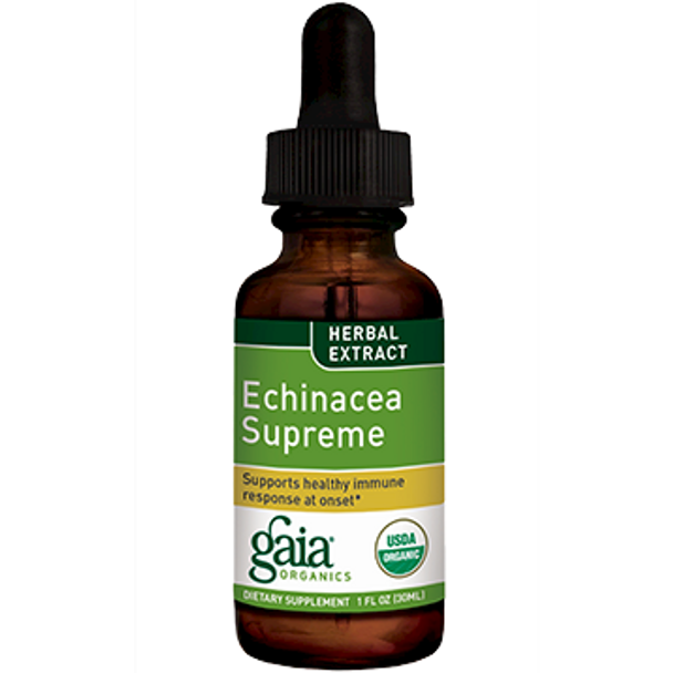 Gaia Herbs Echinacea Supreme Organic 1 oz