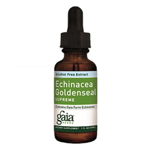 Gaia Herbs Echinacea/ Goldenseal AlcoholFree 1 oz