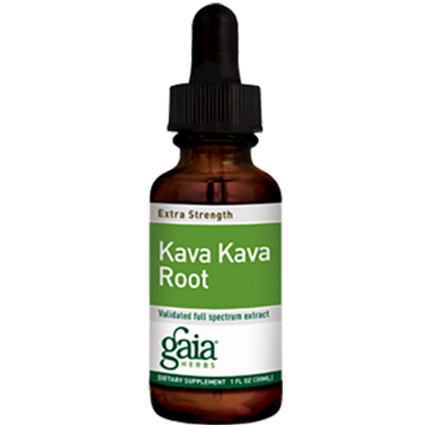 Gaia Herbs Kava Kava Root Extra Strength 1 oz