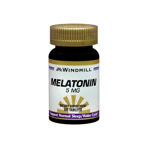 Windmill Melatonin 5 Mg Tablets 60 Tablets