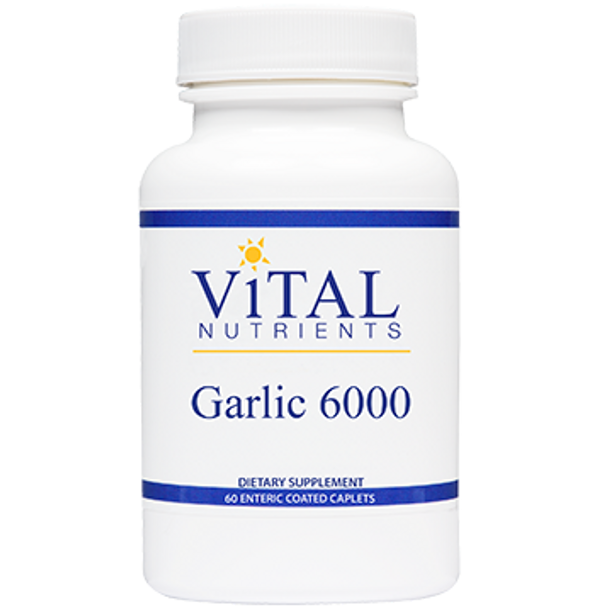 Vital Nutrients Garlic 6000 650 mg 60 caplets