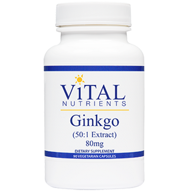 Vital Nutrients Ginkgo 501 Extract 80 mg 90 vegcaps