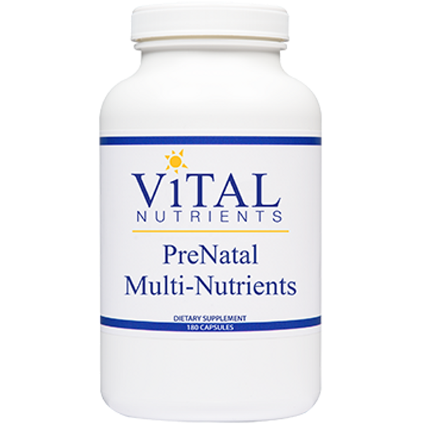 Vital Nutrients PreNatal MultiNutrients 180 caps