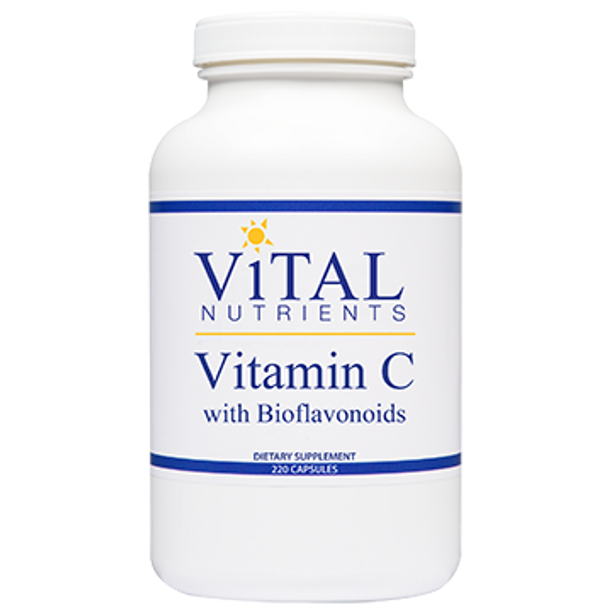 Vital Nutrients Vitamin C w/Bioflavonoids 500 mg 220caps