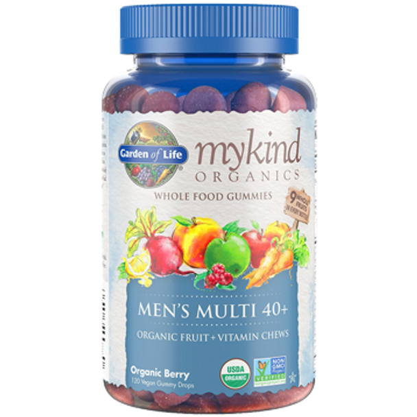 Garden of Life Mykind Mens 40 MultiBerry 120 Gummy