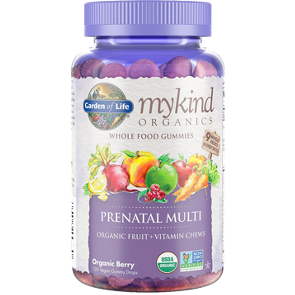 Garden of Life Mykind Prenatal MultiBerry 120 Gummy