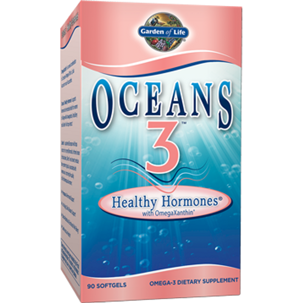 Garden of Life Oceans 3 Healthy Hormone 90 gels