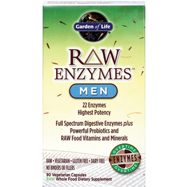 Garden of Life RAW Enzymes Men 90 vcaps