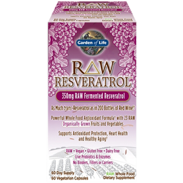 Garden of Life RAW Resveratrol 60 vegcaps