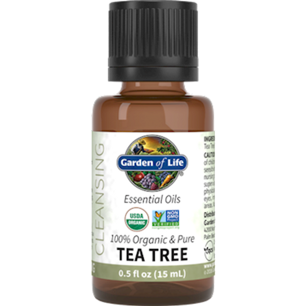 Garden of Life Tea Tree Organic Essential Oil .5 fl oz