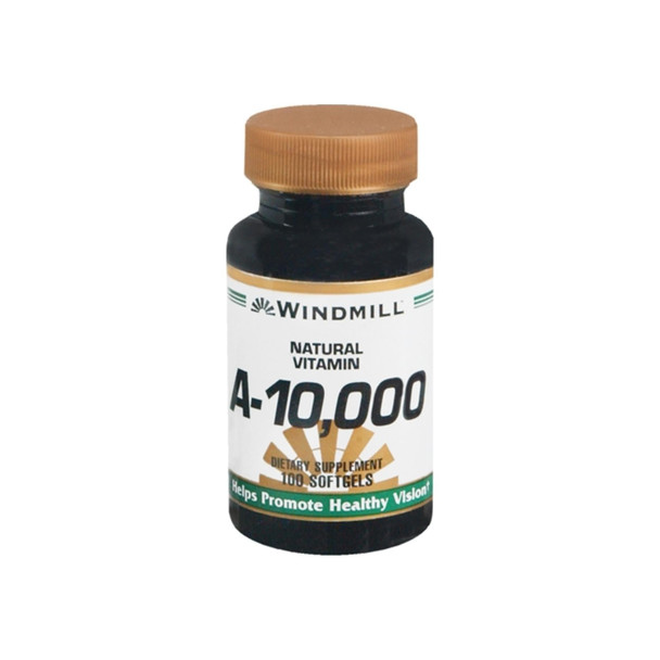 Windmill Vitamin A 10,000 IU Softgels 100 Soft Gels