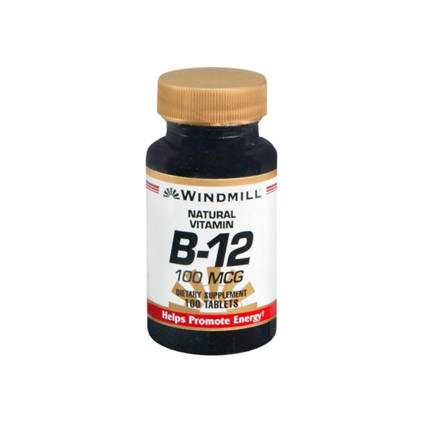 Windmill Vitamin B-12 100 Mcg Tablets 100 Tablets