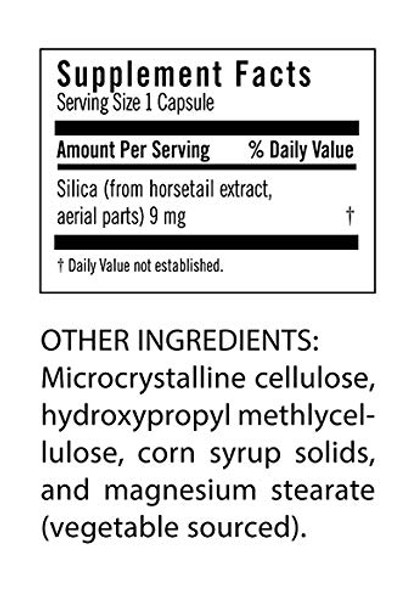 FloraSil for Hair Skin and Nails 180 Capsules  Supports Vegan Collagen Keratin  Elastin Production  for Hair Growth Skin Care Nail  Bone Strength