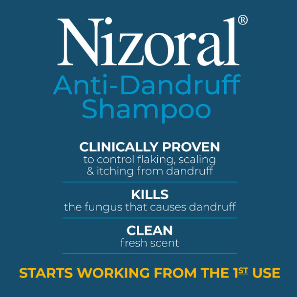 Nizoral Antidandruff Shampoo Fresh 7oz 2 pack