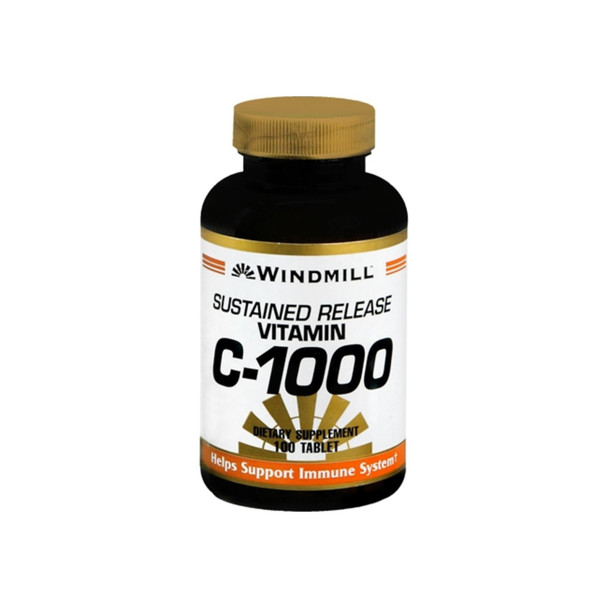 Windmill Vitamin C-1000 Tablets Sustained Release 100 Tablets