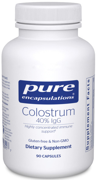 Pure Encapsulations Colostrum 40% IgG  90 vegcaps