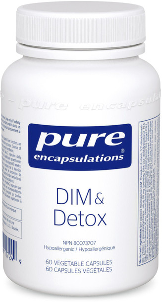 Pure Encapsulations Dim Detox 60 Vcaps